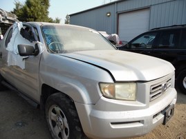 2006 HONDA RIDGELINE RT SILVER CREW CAB 3.5L AT 4WD A17671